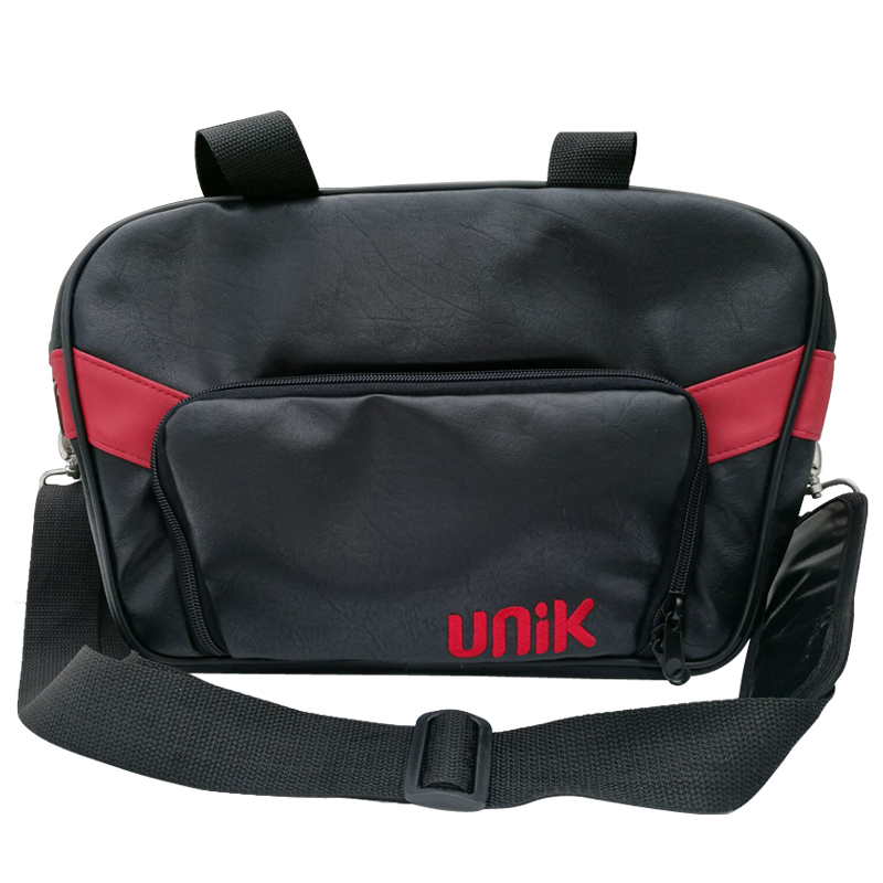 Black and red bowling bag