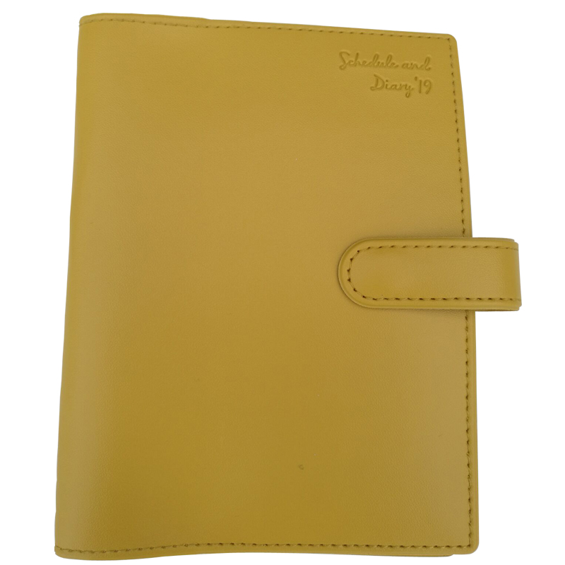 plain color Notebook cover made of leather